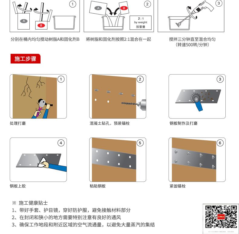 包钢武定粘钢加固施工过程